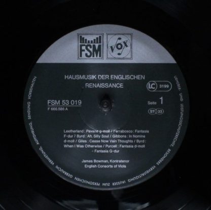 FSM Vox FSM53019 - Hausmusik Der Englischen Renaissance - Image 3