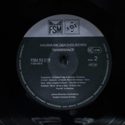 FSM Vox FSM53019 - Hausmusik Der Englischen Renaissance - Image 4