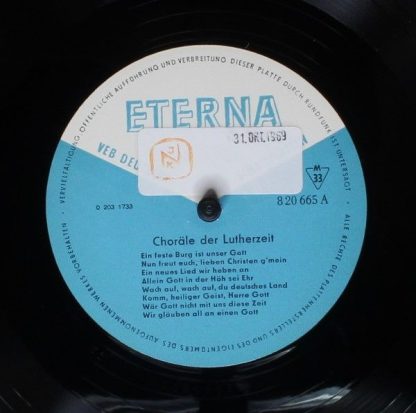 Eterna 8 20 665 - Choräle Der Lutherzeit - Image 3