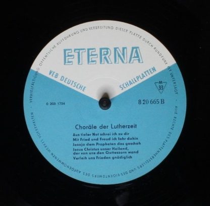 Eterna 8 20 665 - Choräle Der Lutherzeit - Image 4