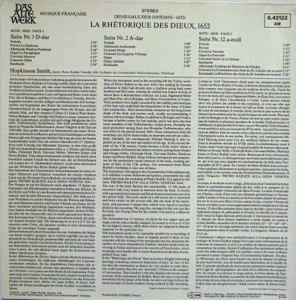 Telefunken 6.42122 AW - La Rhetorique Des Dieux 1652 - Image 2