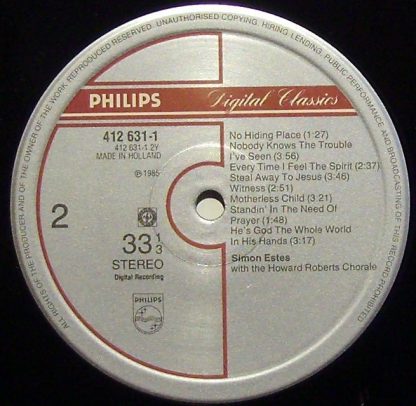 Philips 412 631-1 - Spirituals - Image 3