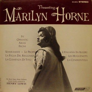 London Records OS 25910 - Presenting Marilyn Horne In Operatic A