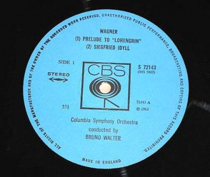 CBS 72143 - Bruno Walter Conducts Wagner - Image 3