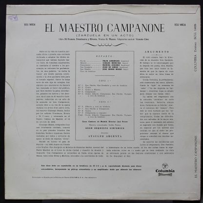 Columbia, S.A. SCLL 14026 - El Maestro Campanone - Image 2