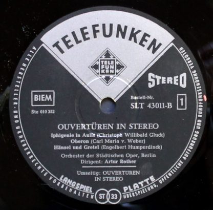 Telefunken SLT 43011-B - Overtüren in Stereo - Image 2