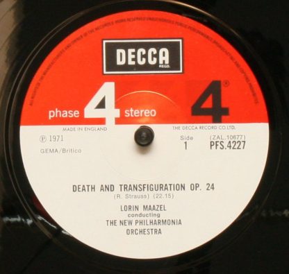 Phase 4 Stereo Concert Series PFS 4227 - Death & Transfiguration - Image 3
