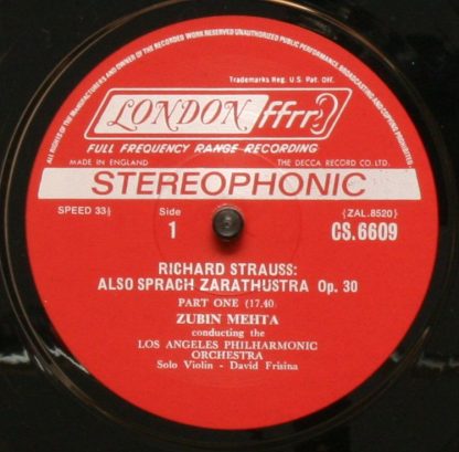 London CS 6609 - Also sprach Zarathustra - Image 4