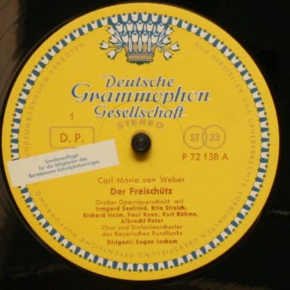 Deutsche Grammophon P 71 138 - Der Freischütz - Image 3