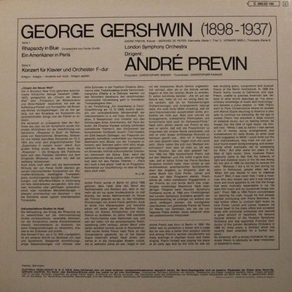 Die Stimme Seines Herrn 1C 063-02 199 - Rhapsody In Blue - Conce - Image 2