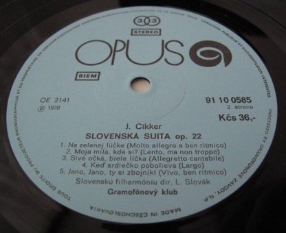 Opus 9110 0585 - Slovenská Suita / Spomienky - Image 4