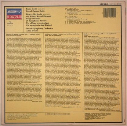 London Records 410 110-1 - Grand Canyon Suite / Porgy And Bess ( - Image 2