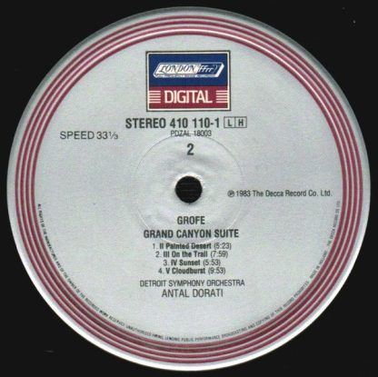 London Records 410 110-1 - Grand Canyon Suite / Porgy And Bess ( - Image 4