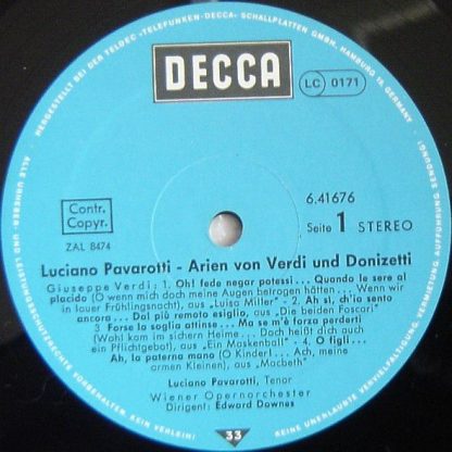 DECCA 6.41676 AS - Arien Von Verdi Und Donizetti - Image 4