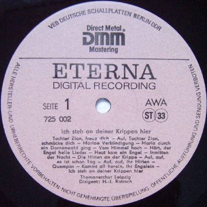 Eterna 7 25 002 - Ich Steh An Deiner Krippen Hier - Image 3