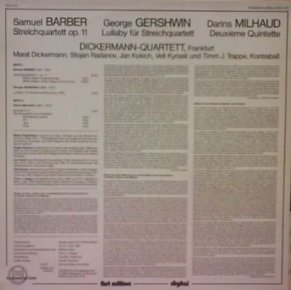 Capella (4) MTH 275 - Barber / Gershwin / Milhaud - Image 2