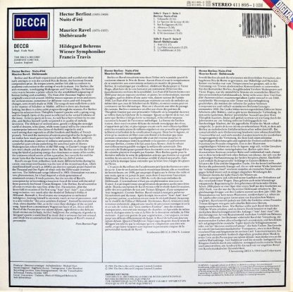 DECCA 411 895-1 - Nuits D'été / Shéhérazade - Image 2