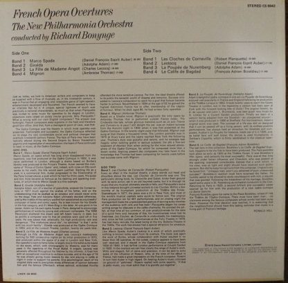 London Records CS 6643 - French Opera Overtures - Image 2