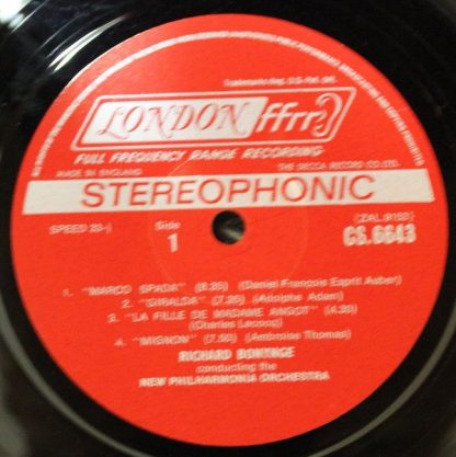 London Records CS 6643 - French Opera Overtures - Image 3