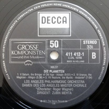 DECCA 411 412-1 - Grosse Komponisten Und Ihre Musik 50: Holst - - Image 4
