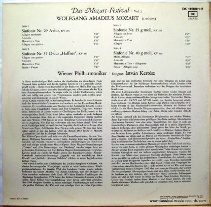 DECCA DK 11560/1-2 - Das Mozart-Festival - Image 2
