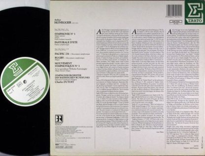 Erato NUM 75254 - Symphonie No.1 - Pacific 231 - Rugby - Pastora - Image 2