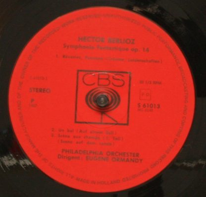 CBS S 61013 - Berlioz Symphonie Fantastique - Eugene Ormandy - P - Image 7