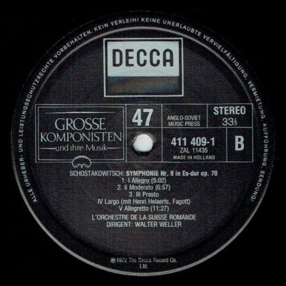 DECCA 411 409-1 - Grosse Komponisten Und Ihre Musik 47: Prokofje - Image 4
