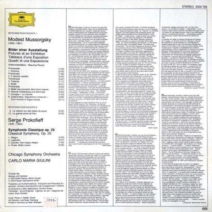 Deutsche Grammophon 2530 783 - Bilder Einer Ausstellung / Sympho - Image 2