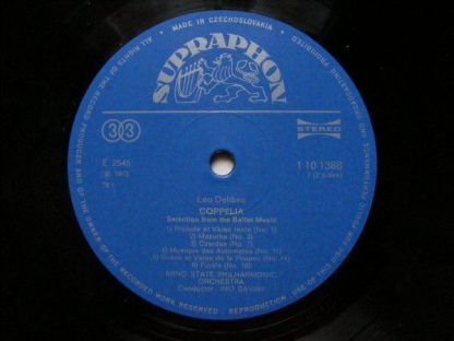 Supraphon 1 10 1388 - Coppelia Selections - Image 4