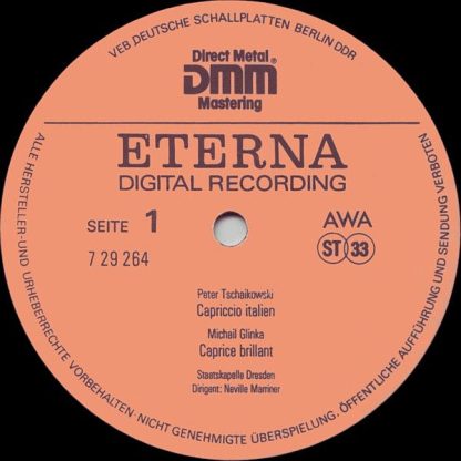 Eterna 7 29 264 - Bolero, Capriccio Italien, Caprice Brillant, E - Image 3
