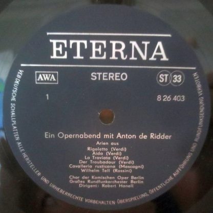 Eterna 8 26 403 - Ein Opernabend Mit Anton De Ridder - Image 3