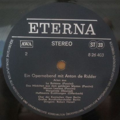Eterna 8 26 403 - Ein Opernabend Mit Anton De Ridder - Image 4