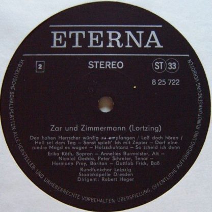 Eterna 8 25 722 - Zar Und Zimmermann - Image 4