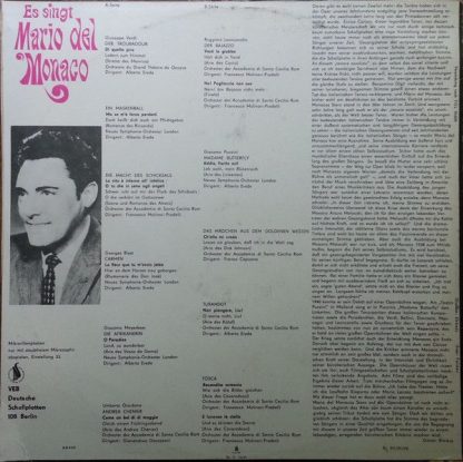 Eterna 8 20 609 - Es Singt Mario Del Monaco - Image 2
