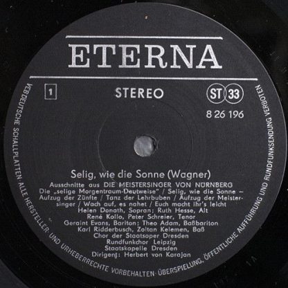 Eterna 8 26 196 - Die Meistersinger Von Nürnberg - Image 3