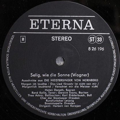 Eterna 8 26 196 - Die Meistersinger Von Nürnberg - Image 4