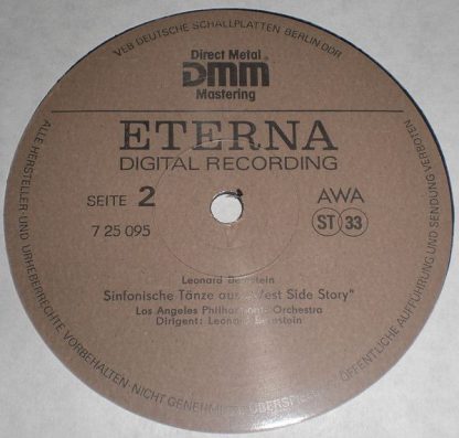 Eterna 7 25 095 - Rhapsody In Blue, West Side Story: Sinfonische - Image 4