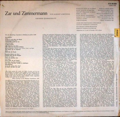 Electrola STE 80 568 - Zar Und Zimmermann -  Großer Querschnitt - Image 2