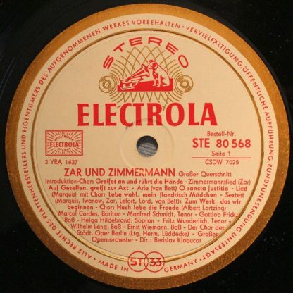 Electrola STE 80 568 - Zar Und Zimmermann -  Großer Querschnitt - Image 4