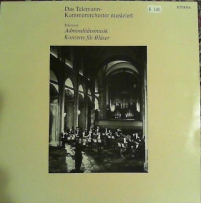 Eterna 8 27 688 - Das Telemann-Kammerorchester Musiziert
