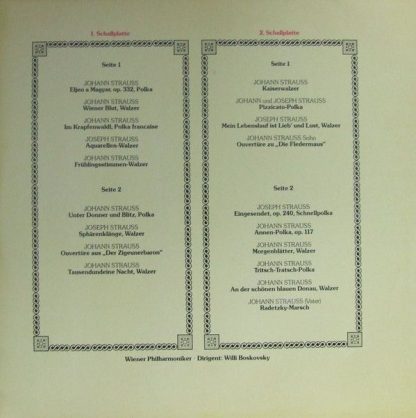 DECCA 28 351-5 - Neujahres Konzert Mit Den Wiener Philharmoniker - Image 3