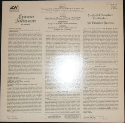 ASV Digital DCA 559 - Crussell: Concerto No. 2 (Grand), Op.5 / W - Image 2