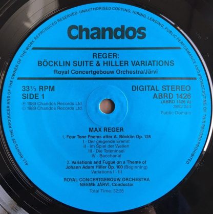 Chandos ABRD 1426 - Böckin Suite · Hiller Variations - Image 3