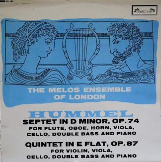 L'Oiseau-Lyre SOL 290 - Septet In D Minor, Op. 74 /Quintet In E