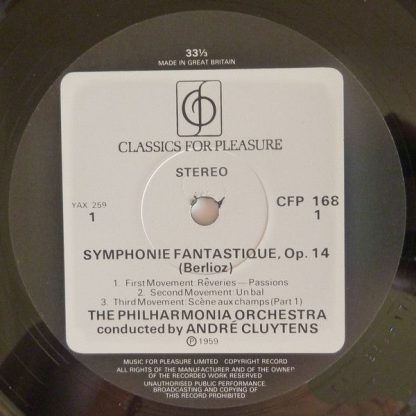 Classics For Pleasure CFP 168 - Symphonie Fantastique - Image 3