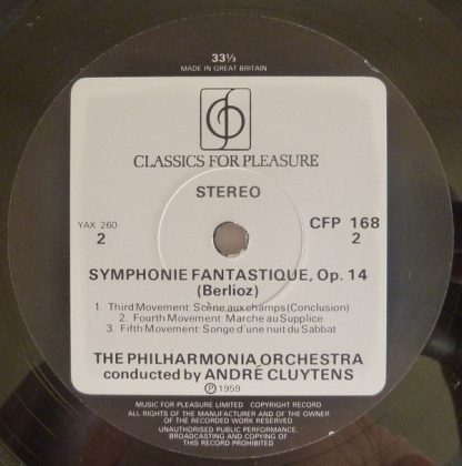 Classics For Pleasure CFP 168 - Symphonie Fantastique - Image 4