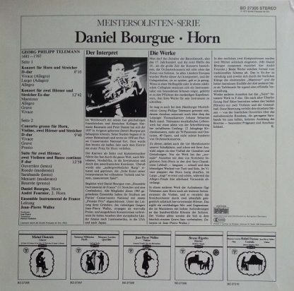 Aristocrate BD 27305 - Daniel Bourgue (Horn) - Image 2