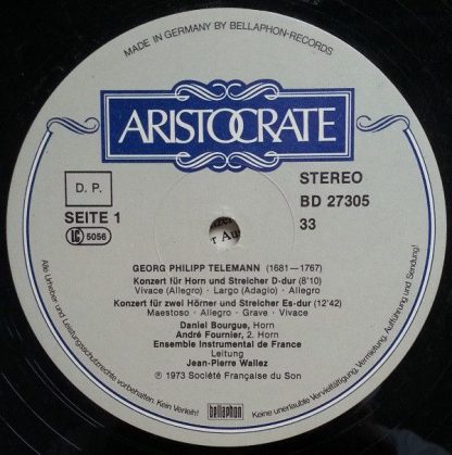 Aristocrate BD 27305 - Daniel Bourgue (Horn) - Image 3