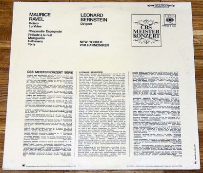 CBS S 61027 - Bolero / La Valse / Rhapsodie Espagnole - Image 2